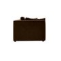 Large Chocolate Brown Velvet 4 Seater Sofa - Hudson