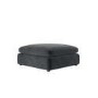 Charcoal Grey Velvet Foostool - Hudson