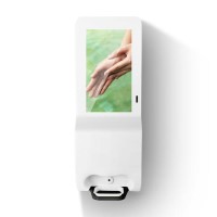 Hygiene Tech Digital signage screen with Hand Sanitiser - Built-In Android