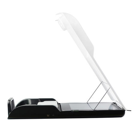 Hygiene Tech Floor Standing Digital signage screen with hand sanitiser - plug and play USB