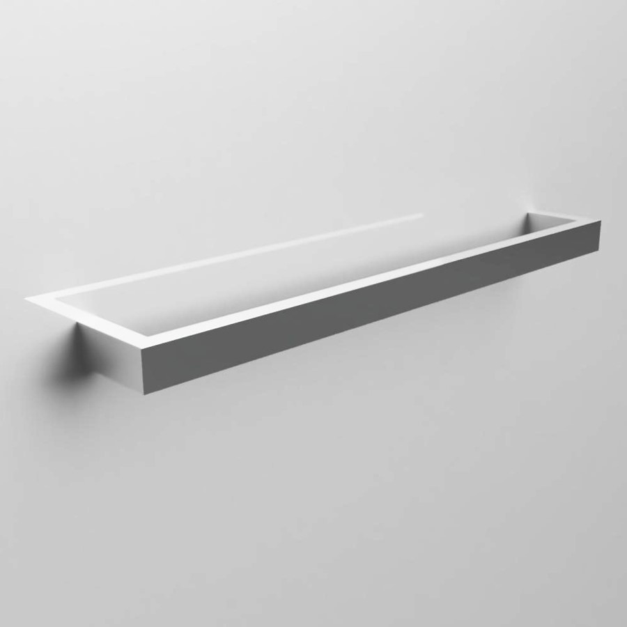 Square Single Bar Heated Towel Rail 19W - Burdock