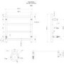 4 Bar Heated Ladder Towel Rail - Anise