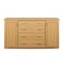 Caxtons Huxley Oak 2 Door/4 Drawer Sideboard