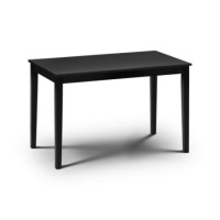 Julian Bowen Hudson Dining Table in Black 