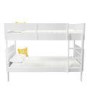 White Wooden Detachable Bunk Bed - Hugo