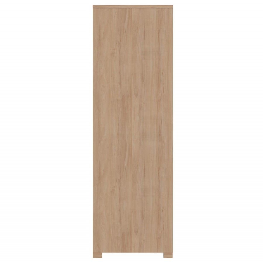2 Door Wardrobe With Oak Finish