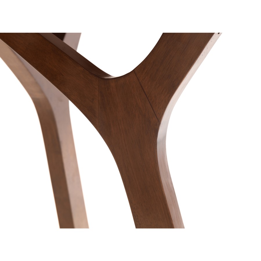 Julian Bowen Huxley Walnut Dining Table and 4 Grey Velvet Chairs
