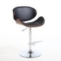 Havana Retro Walnut and Black Bar Stool