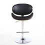 Havana Retro Walnut and Black Bar Stool