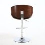 Havana Retro Walnut and Black Bar Stool