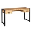 Industrial Home Office Desk with Storage Drawers - Cosmo Range