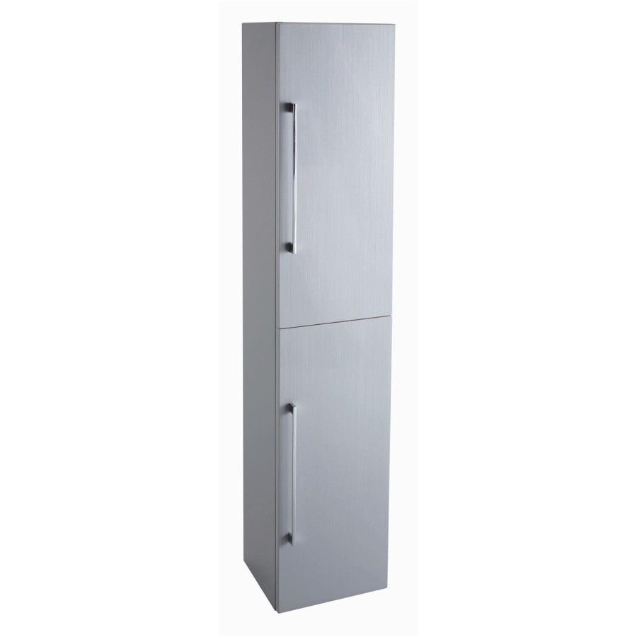 Grey 2 Door Tall Boy Storage Unit - W300 x H1435mm