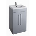 Grey Wall Hung Vanity Unit - Without Basin - 800mm Wide | Furniture123