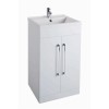 White Free Standing bathroom Vanity Unit - Without Basin - W500 x H820mm