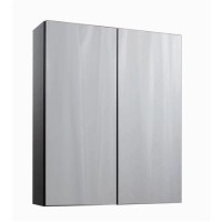 Moderno Wall Hung Two Door Bathroom Mirror Cabinet