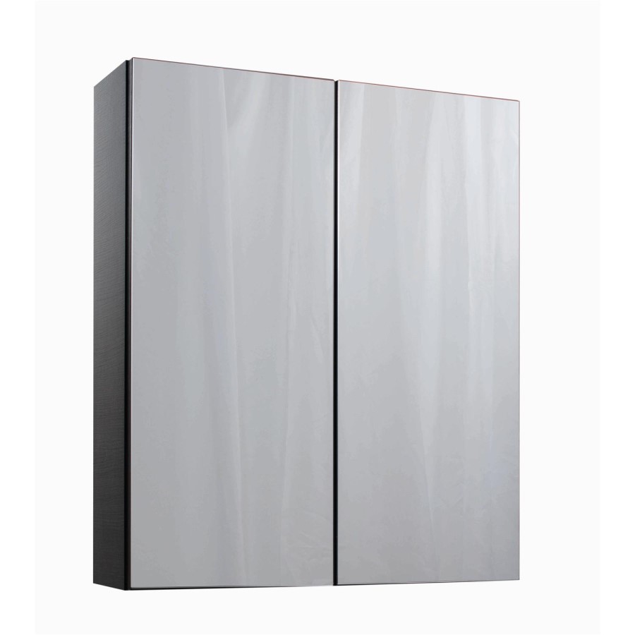 Moderno Wall Hung Two Door Bathroom Mirror Cabinet
