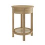 ALMOST PERFECT - Oak Bedside Table with Drawer and Shelf - Ida