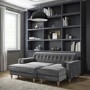 ALMOST PERFECT - Idris Silver Footstool