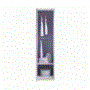 Izziwotnot Skyline Wardrobe 1 door in White
