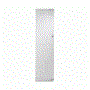 Izziwotnot Skyline Wardrobe 1 door in White