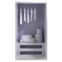 Izziwotnot Skyline Wardrobe 2 door in White