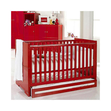 Izziwotnot Skyline Wardrobe 1 door in Red