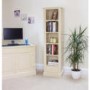 Baumhaus Cadence Narrow Alcove Bookcase in cream