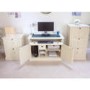 Baumhaus Cadence Hidden Home Office Desk in cream