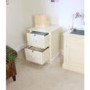 Baumhaus Cadence Two Drawer Filing Cabinet in cream