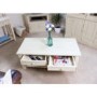 Baumhaus Cadence Coffee Table with Drawers in cream