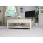 Baumhaus Cadence Coffee Table with Drawers in cream