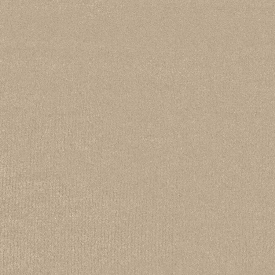 GRADE A1 - Beige Velvet Double Ottoman Bed with Wide Headboard - Iman