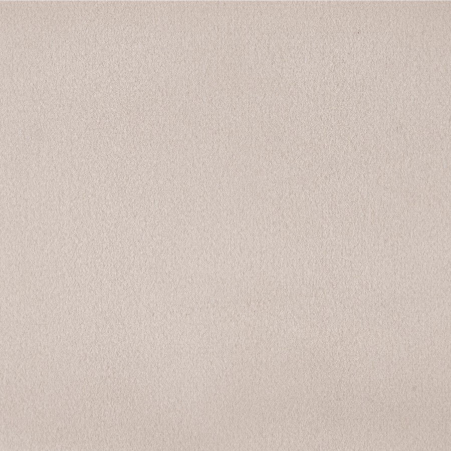 Beige Velvet King Size Ottoman Bed with Wide Headboard - Iman