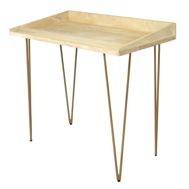 Light Solid Wood Desk - Inari