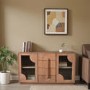 Solid Mango Wood Extra Large Sideboard - Indus