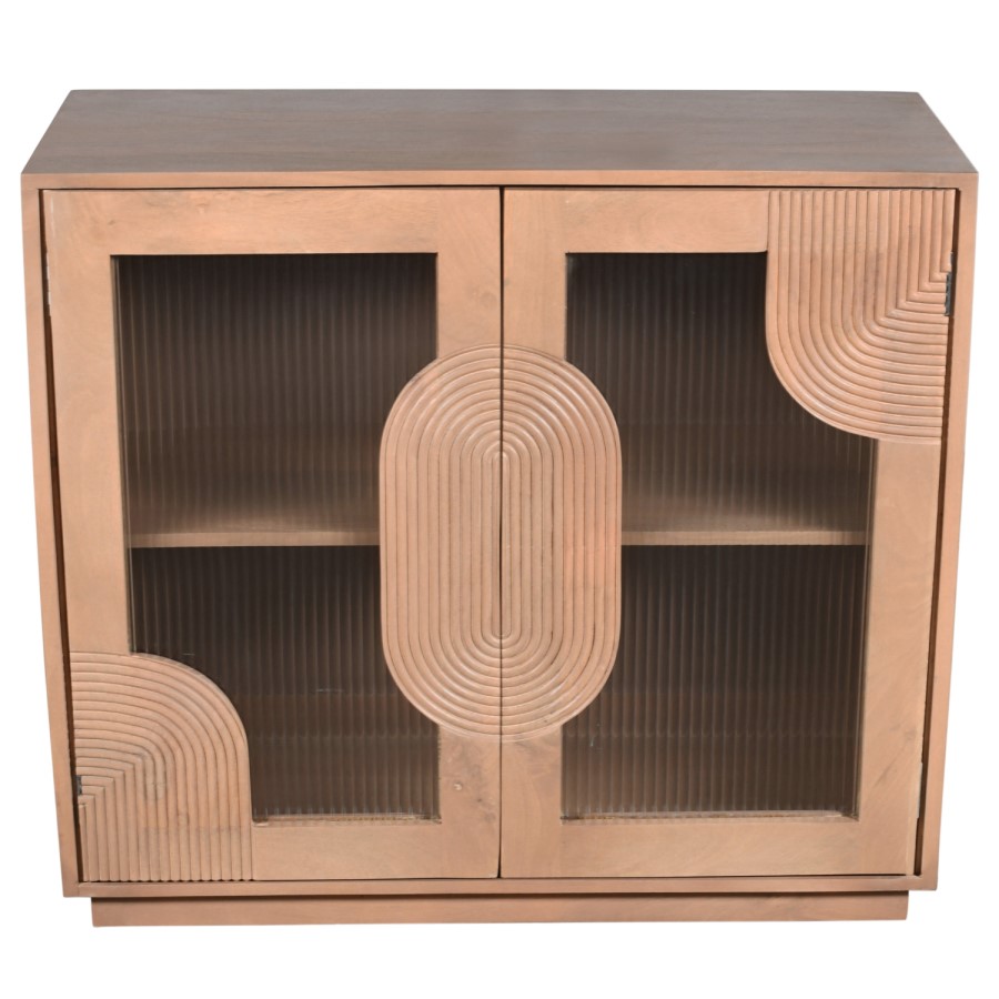 Solid mango Wood Small Sideboard - Indus