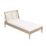 GRADE A2 - Wooden Spindle Mid Century Single Bed Frame - Saskia