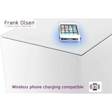 Frank Olsen INTEL1100WHT-GRY White and Grey TV Cabinet for up to 55'' TVs