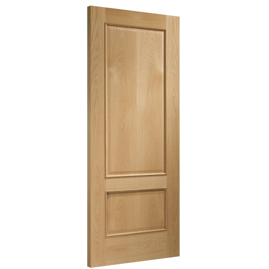 Internal Oak 2-Panel Door - Unfinished - 2040 x 926 x 40mm - Andria - XL Joinery