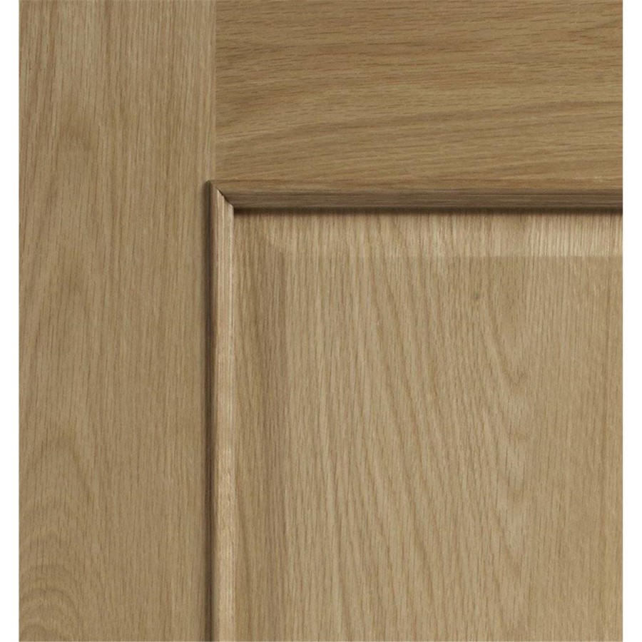 Internal Oak 2-Panel Door - Unfinished - 1981 x 686 x 35mm - Calabria - XL Joinery