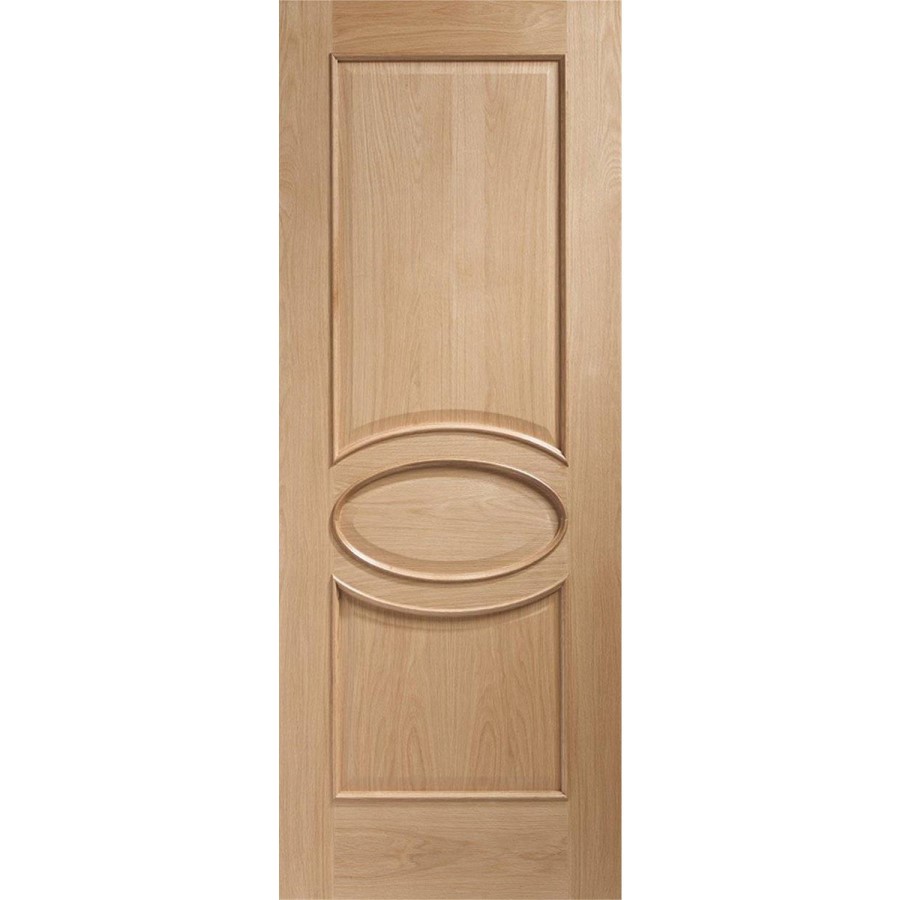 Internal Oak 2-Panel Door - Unfinished - 1981 x 762 x 35mm - Calabria - XL Joinery