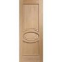 Internal Oak Calabria with Raised Mouldings - Unfinished, 1981 x 838 x 35 mm