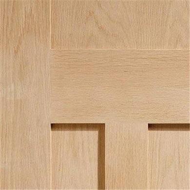 Internal Oak 1930s 4-Panel Door - Unfinished - 1981 x 686 x 35mm - DX - XL Joinery