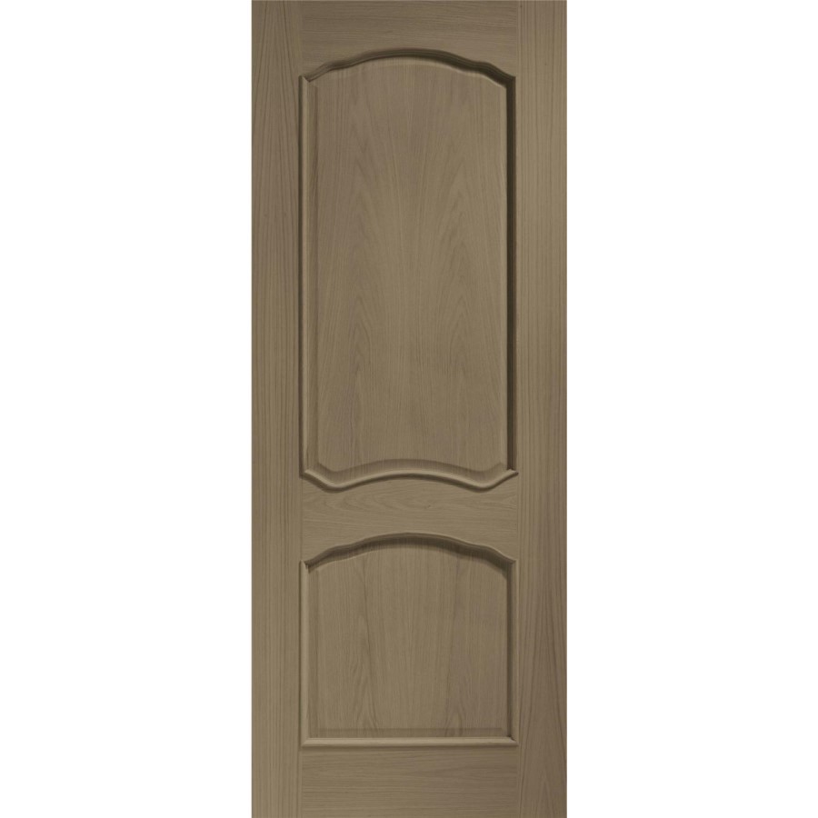 Internal Oak Louis Fire Door with Raised Mouldings - 1981 x 686 x 44 mm, Unfinished
