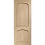 Internal Oak Louis Fire Door with Raised Mouldings - 1981 x 838 x 44 mm, Unfinished