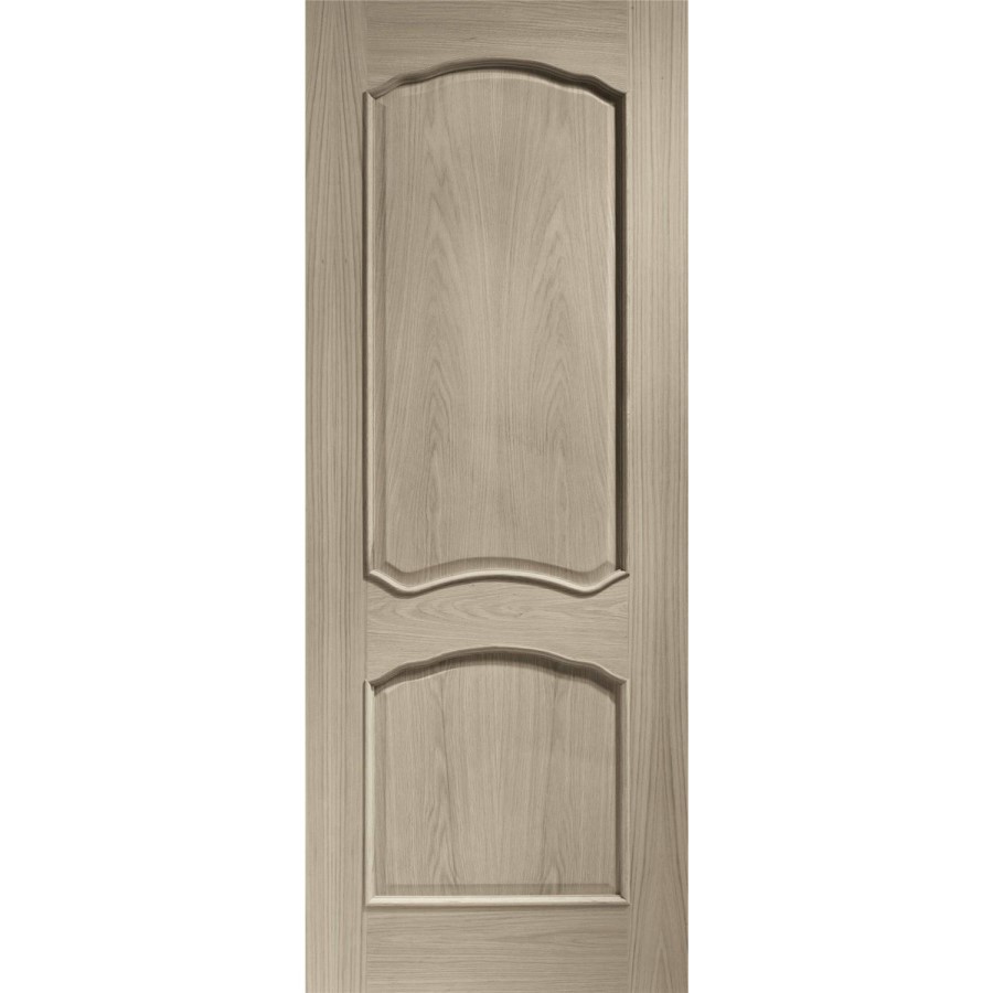 Internal Oak Louis Fire Door with Raised Mouldings - 1981 x 838 x 44 mm, Unfinished