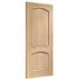 Internal Oak Louis Door with Raised Mouldings - Unfinished, 2040 x 726 x 40 mm