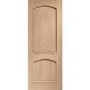 Internal Oak Louis Door with Raised Mouldings - Unfinished, 2040 x 926 x 40 mm