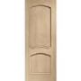 Internal Oak Louis Door with Raised Mouldings - Unfinished, 2040 x 926 x 40 mm