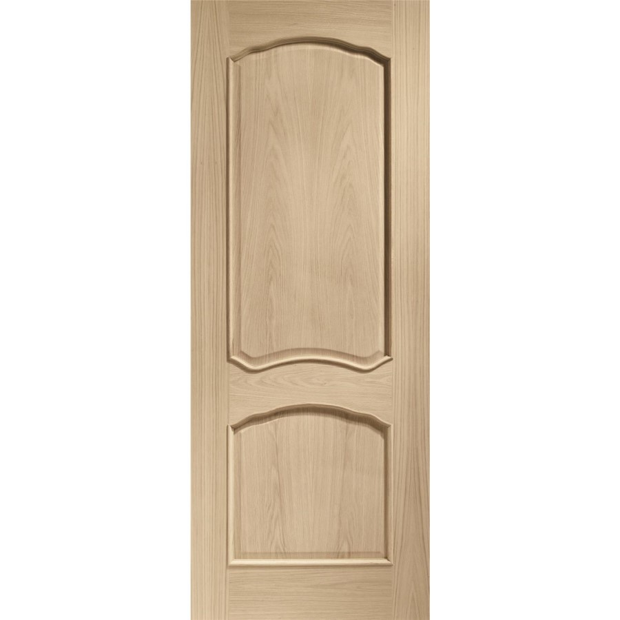 Internal Oak Louis Door with Raised Mouldings - Unfinished, 2040 x 926 x 40 mm